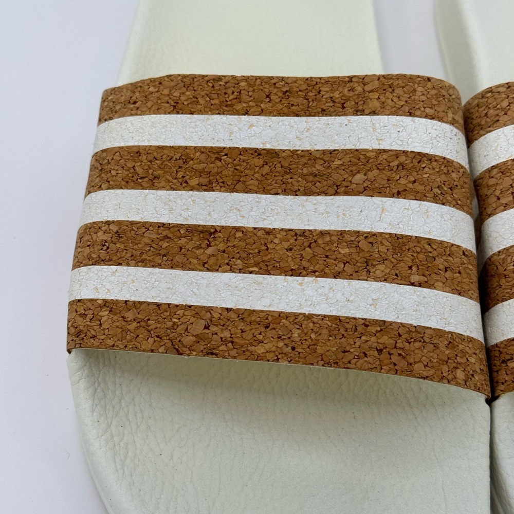 NWT Adidas Adilette Slides 'Cork in Size 8 - Picture 8 of 13